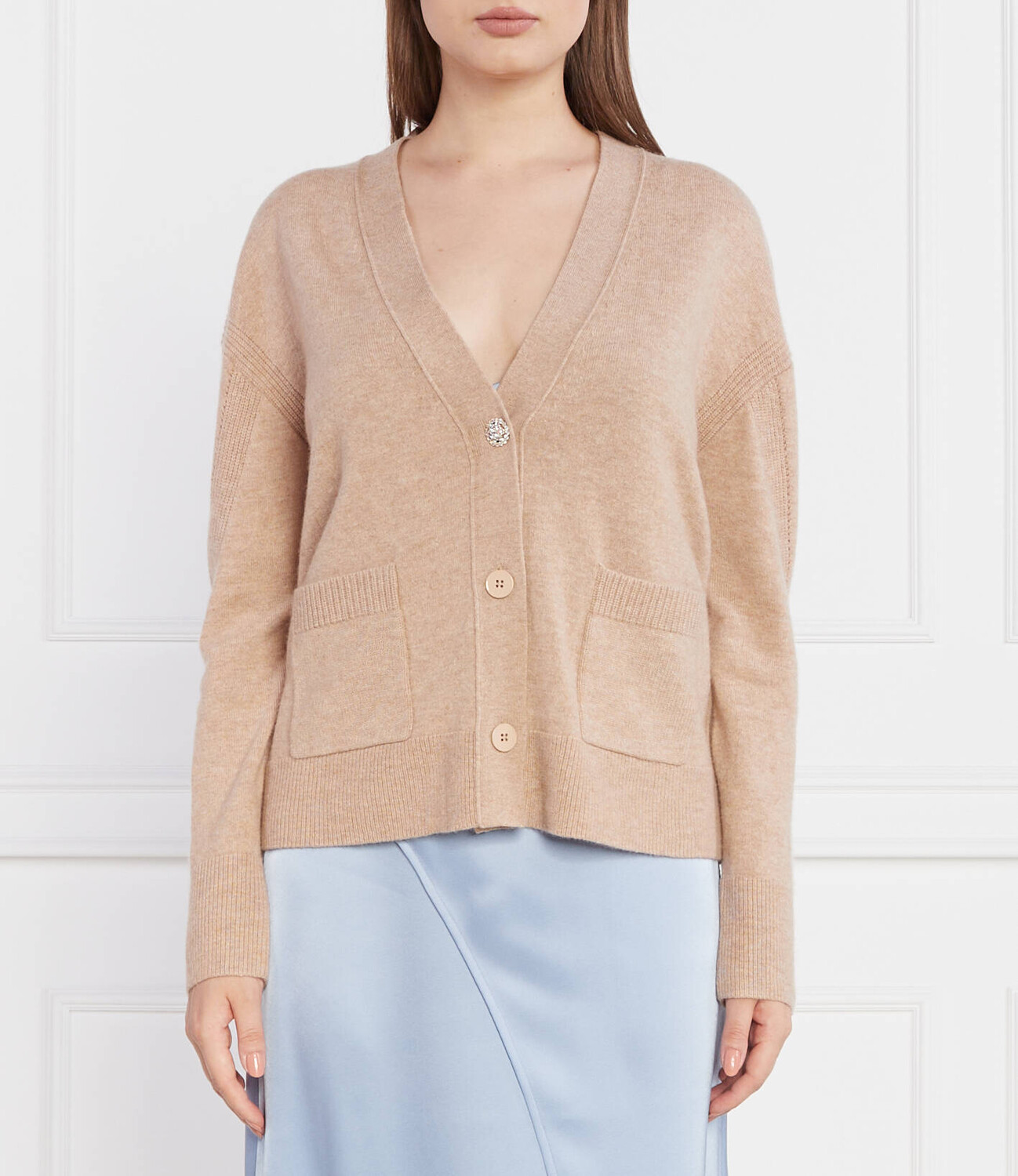 

Свитер Marc Cain Regular Fit, бежевый