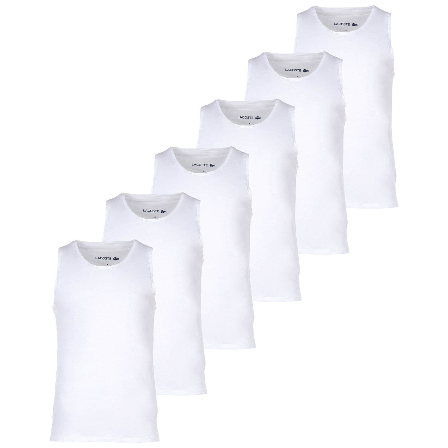 Майка Lacoste 6er Pack, белый