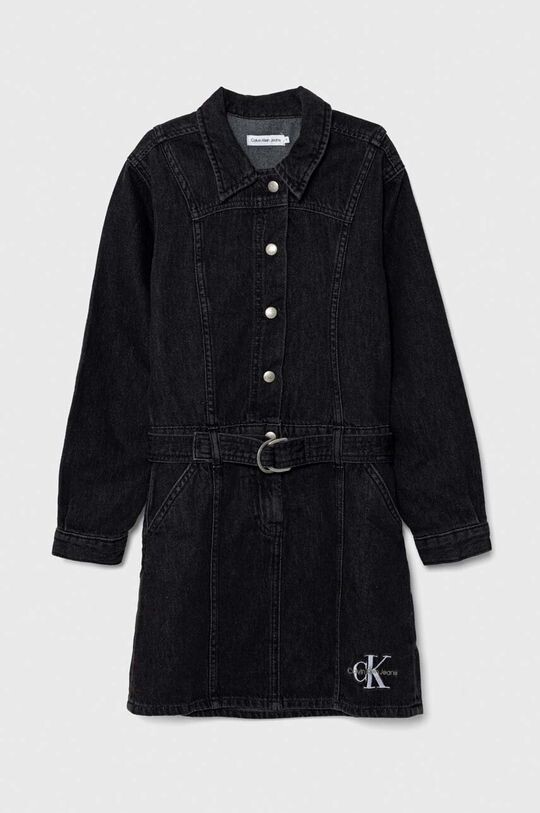 

Детское джинсовое платье Calvin Klein Jeans, черный