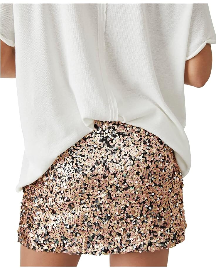 

Юбка Free People Annalise Sequin Mini, цвет Multi Combo