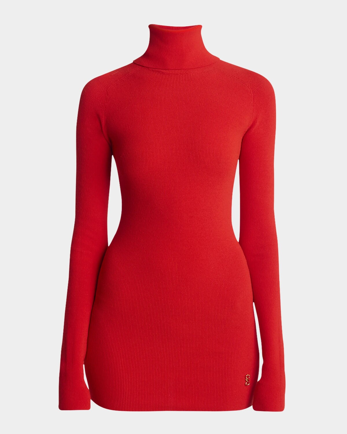 

Водолазка из матовой вискозы вязки Fox Proenza Schouler, красный