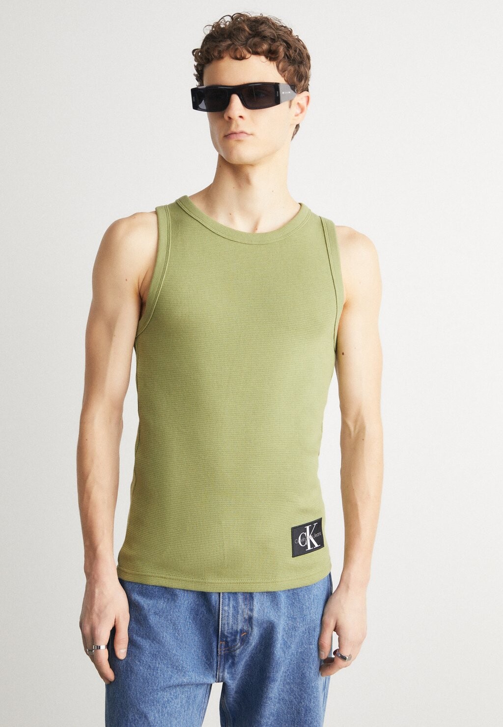 

Топ Calvin Klein Jeans, зеленый