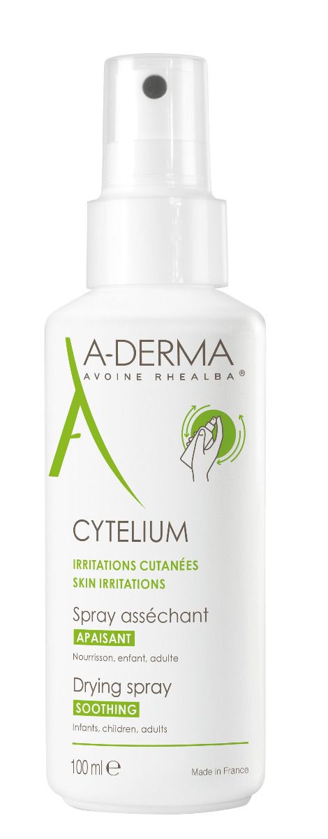 цена A-Derma Cytelium подсушивающий регенерирующий спрей, 100 ml