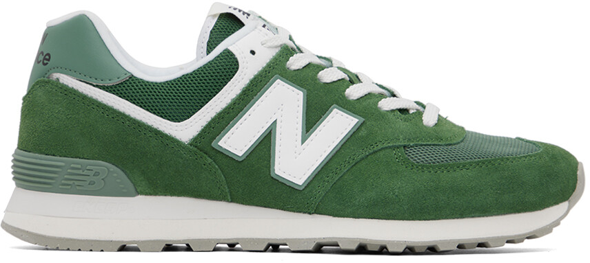 

Зелено-белые кроссовки 574 New Balance