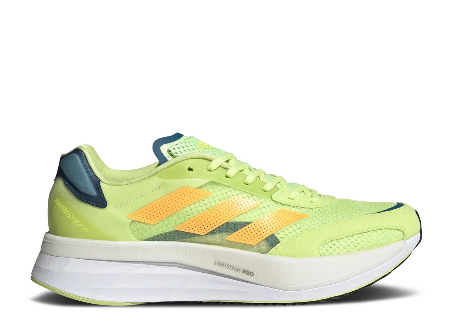 

Кроссовки adidas Adizero Boston 10 'Pulse Lime Flash Orange', зеленый