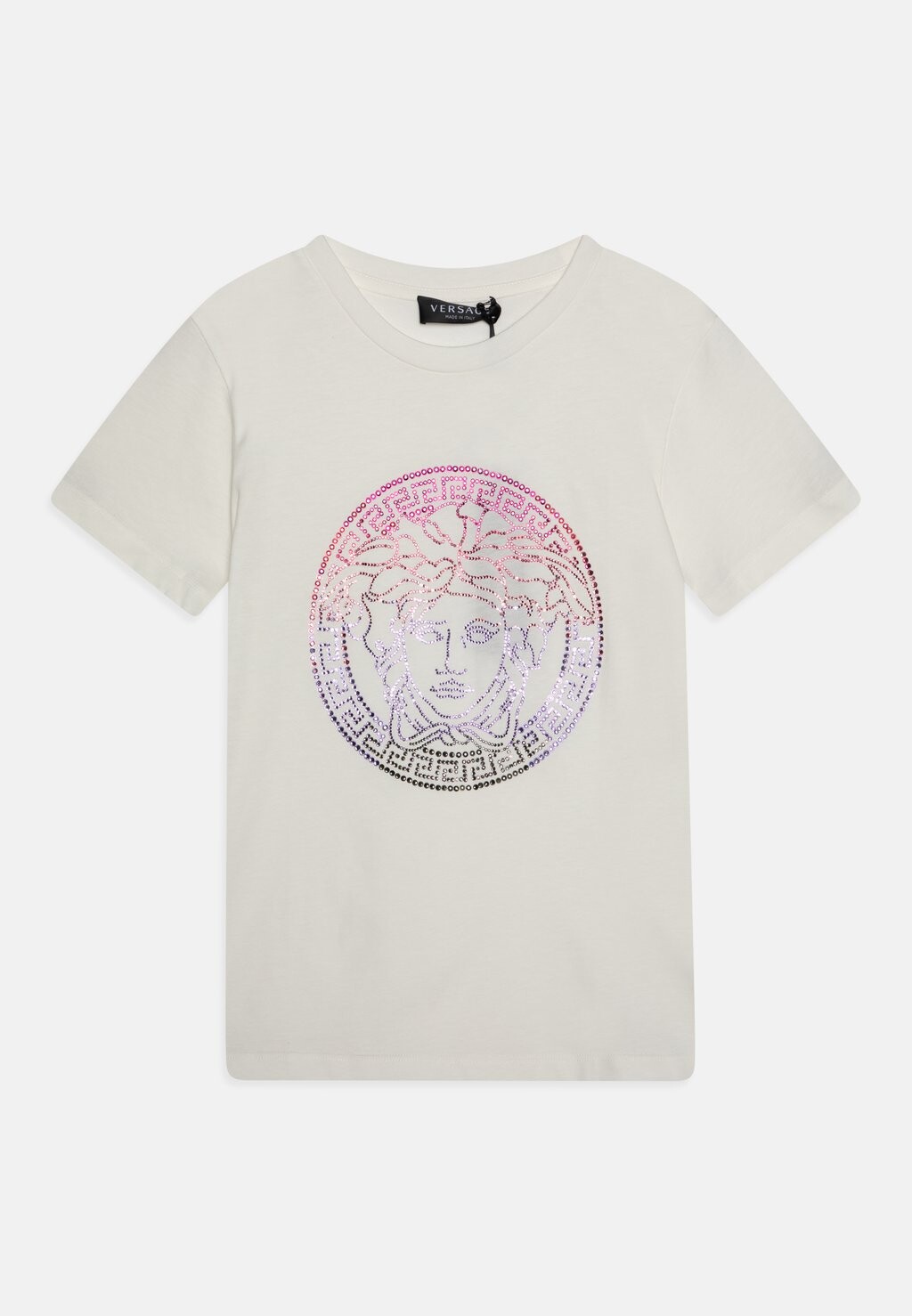 

Футболка с принтом MEDUSA RAINBOW Versace, цвет bianco/multi-coloured