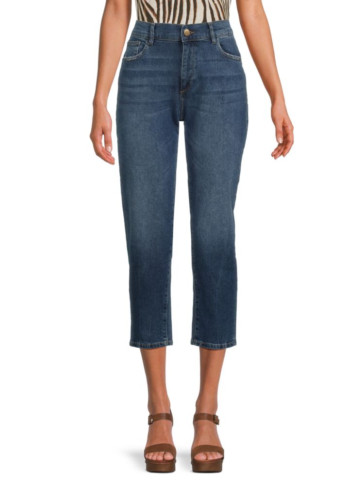 цена Прямые джинсы-бойфренды Riley Dl1961, цвет Waterfront