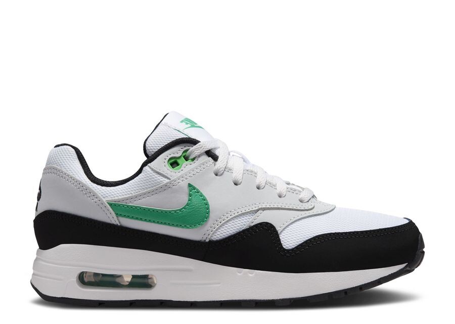 

Кроссовки Nike Air Max 1 Gs 'Black Stadium Green', белый