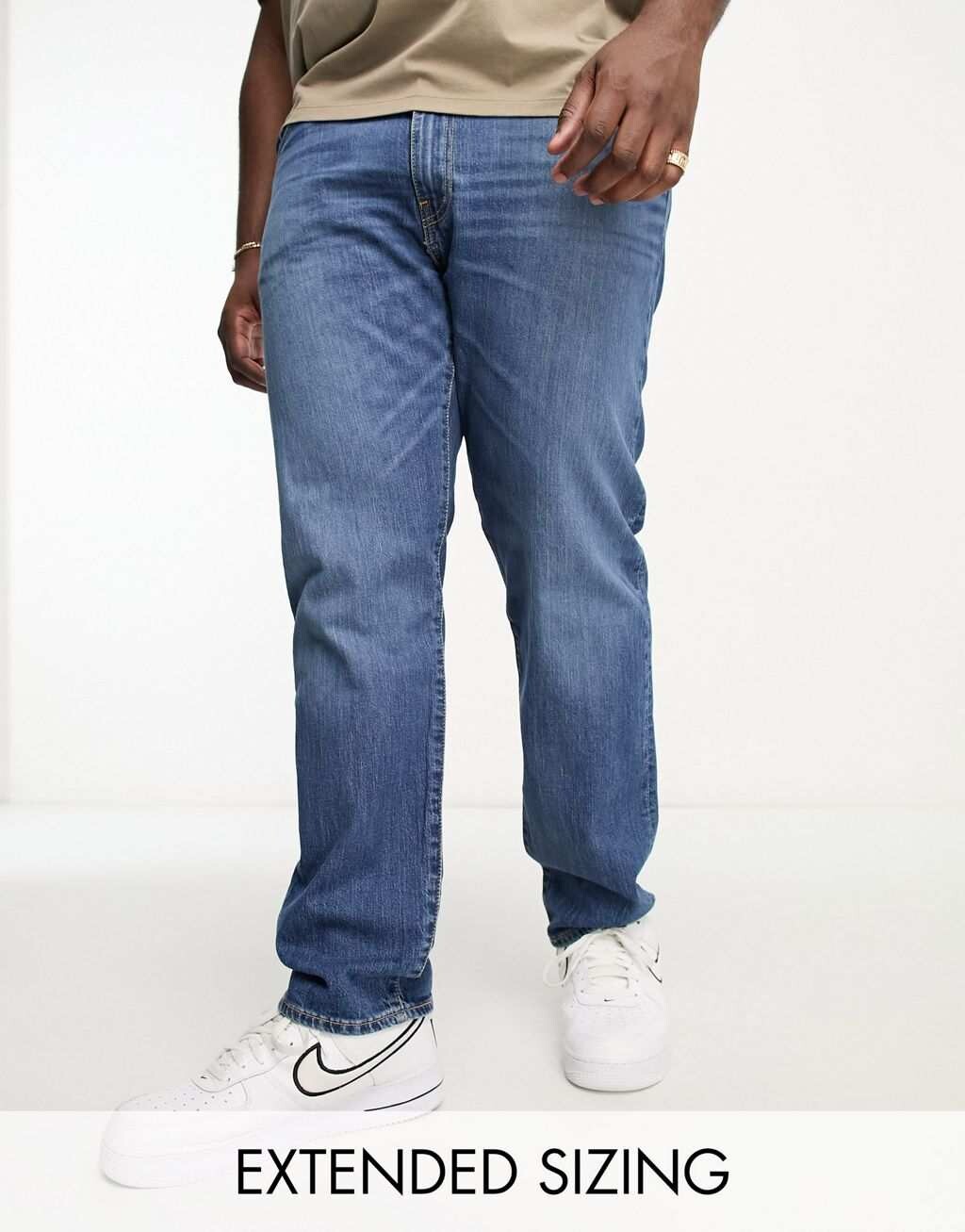 

Синие зауженные джинсы Levi's Big & Tall 502