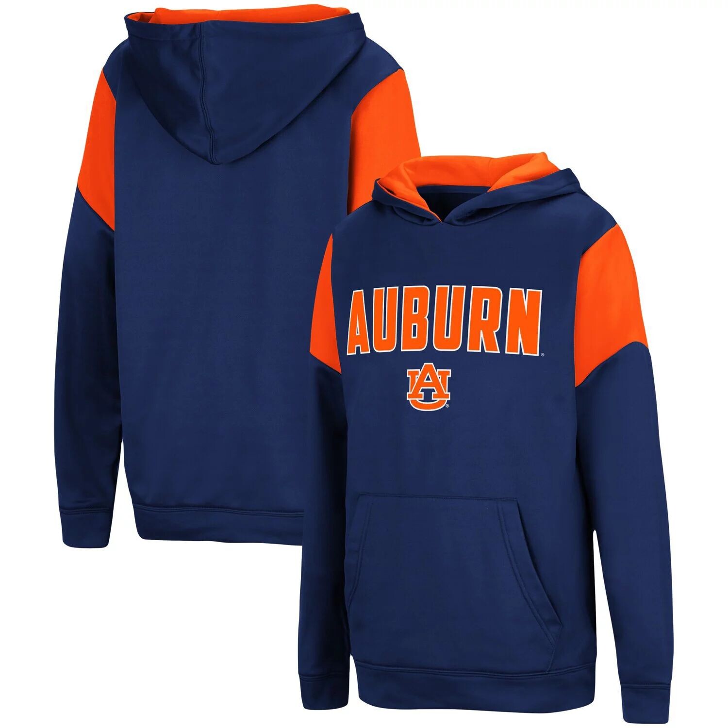 

Темно-синий пуловер с капюшоном Youth Colosseum Auburn Tigers VF Cut Sew Colosseum