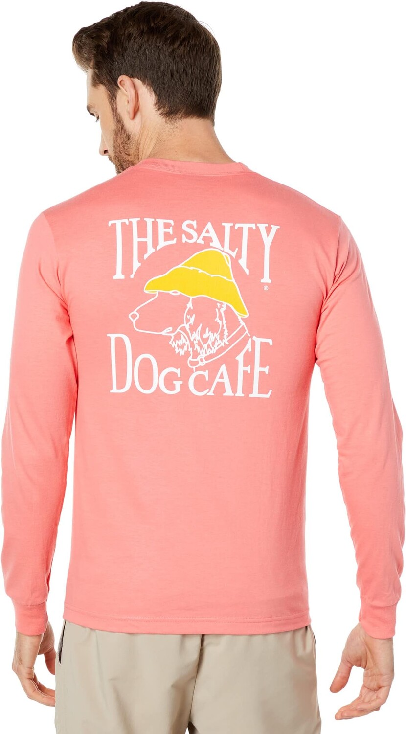 

Футболка Hanes Beefy с длинным рукавом Salty Dog, цвет Charisma Coral