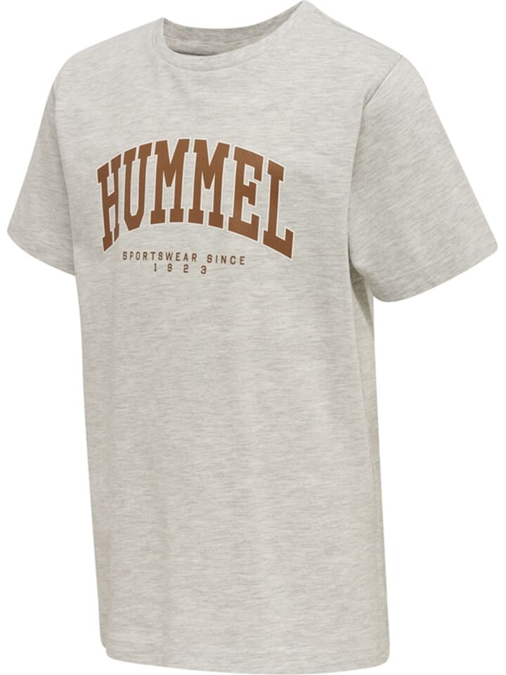 

Футболка Hummel S/S Hmlfast Kinder, цвет kalamata/light grey melange