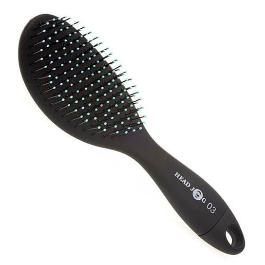 

Овальная кисть Head Jog 03, черная, Hair Tools