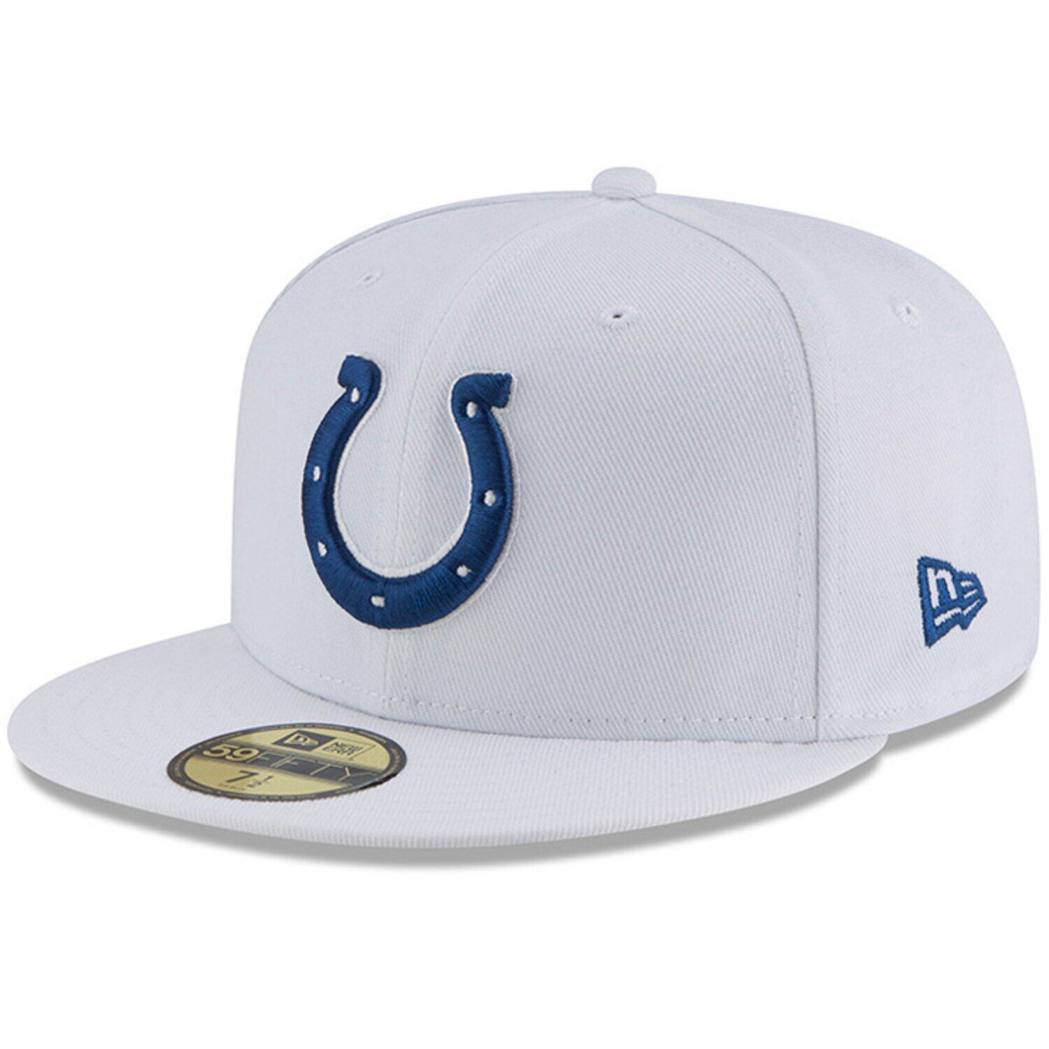 

Мужская приталенная шляпа New Era White Indianapolis Colts Omaha 59FIFTY