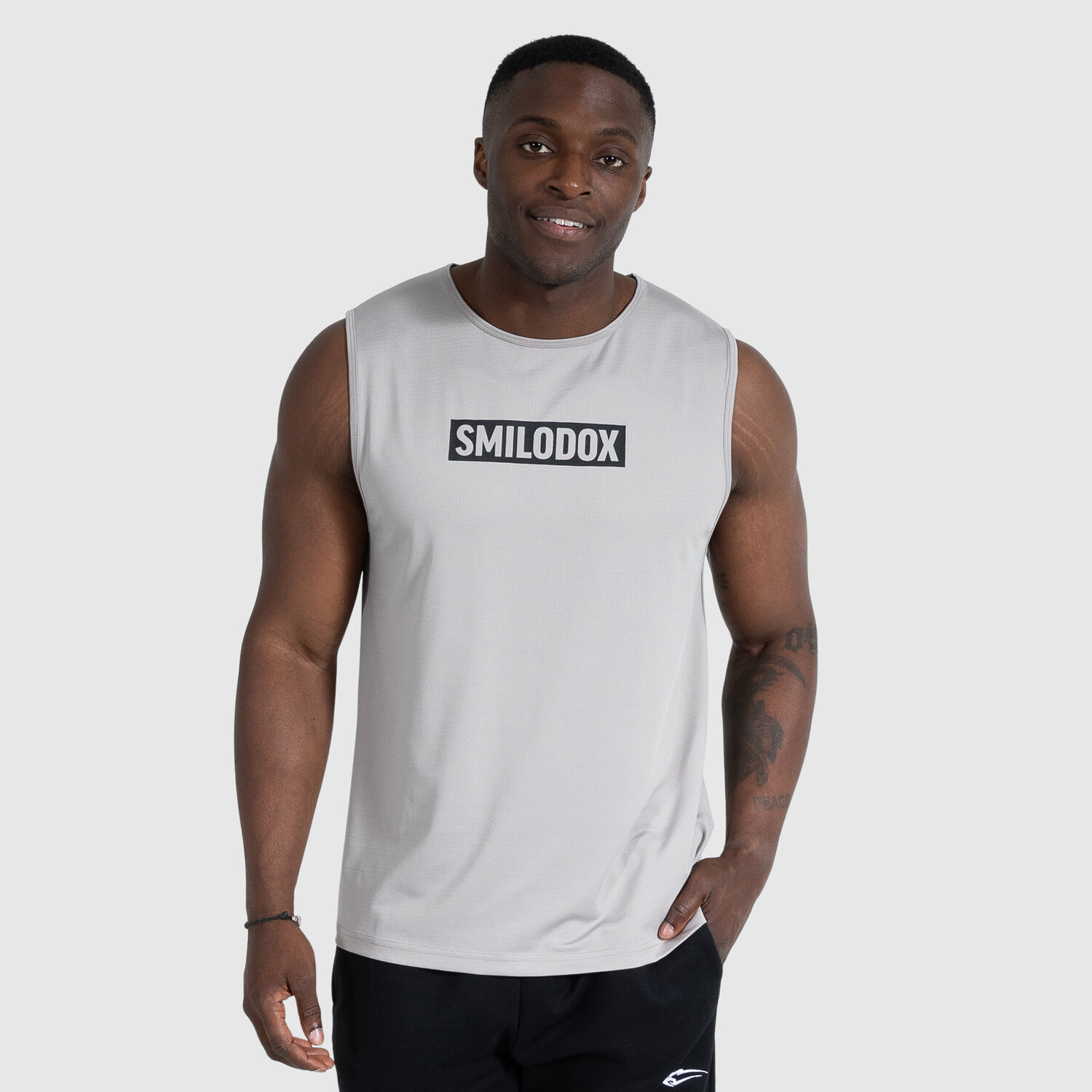 

Рубашка SMILODOX Performance Tank Top Marques, серый