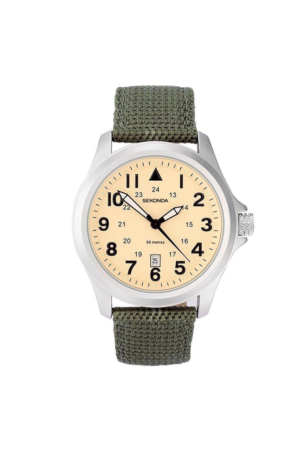 

Классические аналоговые кварцевые часы Aviator из нержавеющей стали — 3341 Sekonda, белый