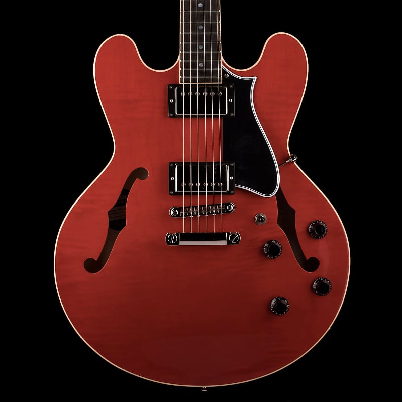 Электрогитара Heritage H-535 Semi-Hollow Trans Cherry Electric Guitar with Case электрогитара heritage custom shop core h 535 semi hollow body transparent cherry
