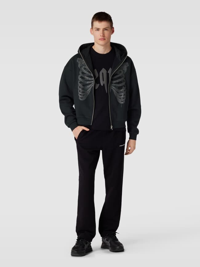 

Толстовка с мотивным принтом, модель JORHEART Jack & Jones, черный