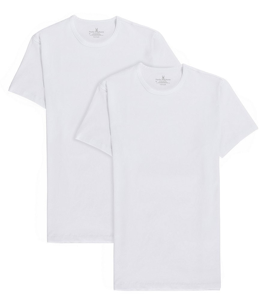 Набор из 2 футболок для сна с короткими рукавами Psycho Bunny, белый джокер psycho 699666 3xs белый