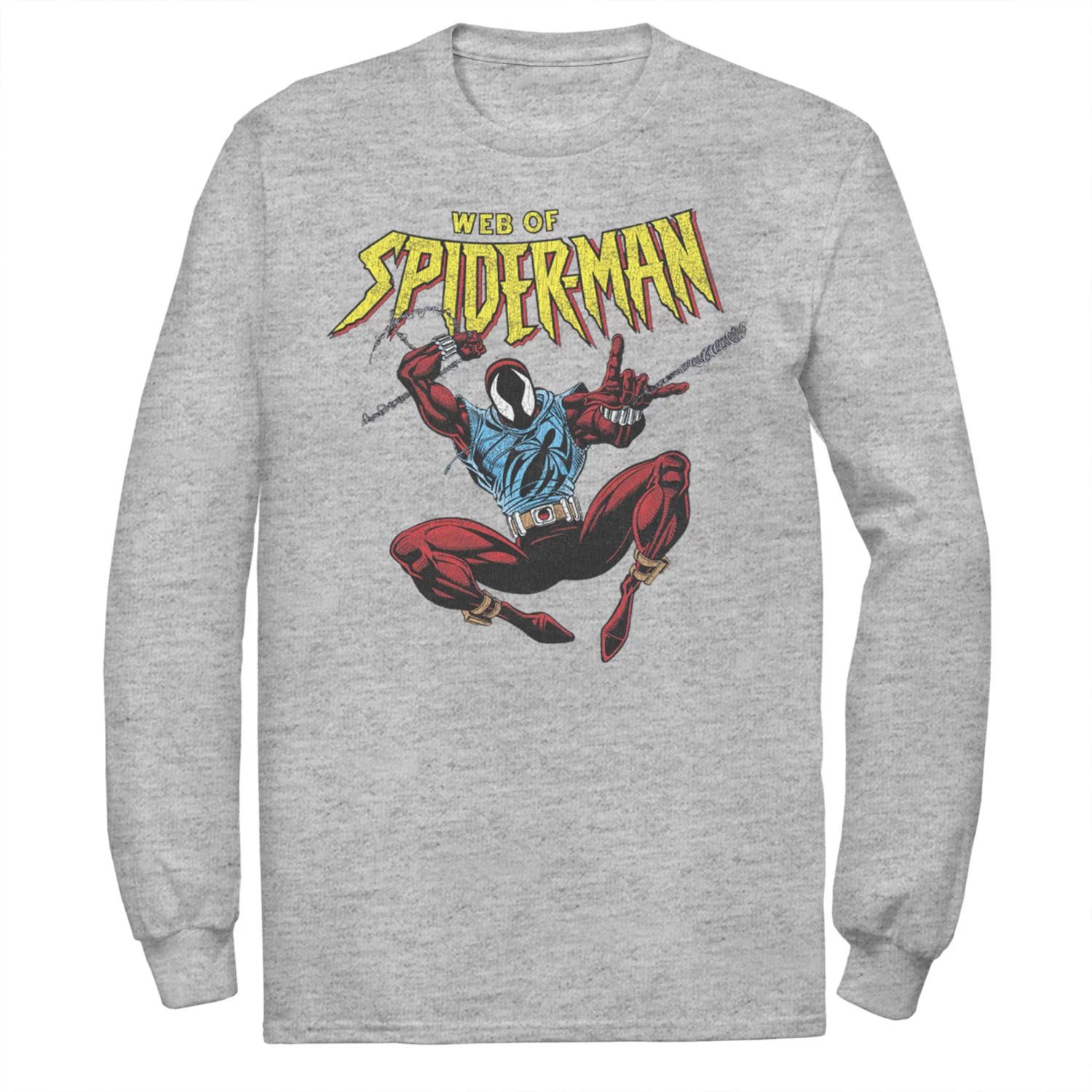 Мужская футболка с рисунком Marvel Spider-Man Web Of Spider-Man Licensed Character мужская футболка spider man m зеленый