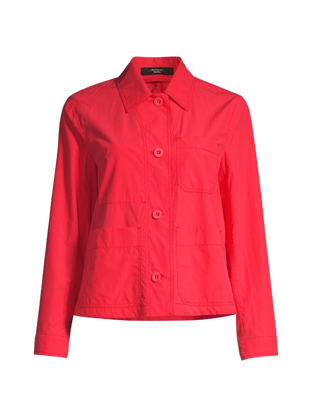 

Холщовая куртка Patroni Weekend Max Mara, красный