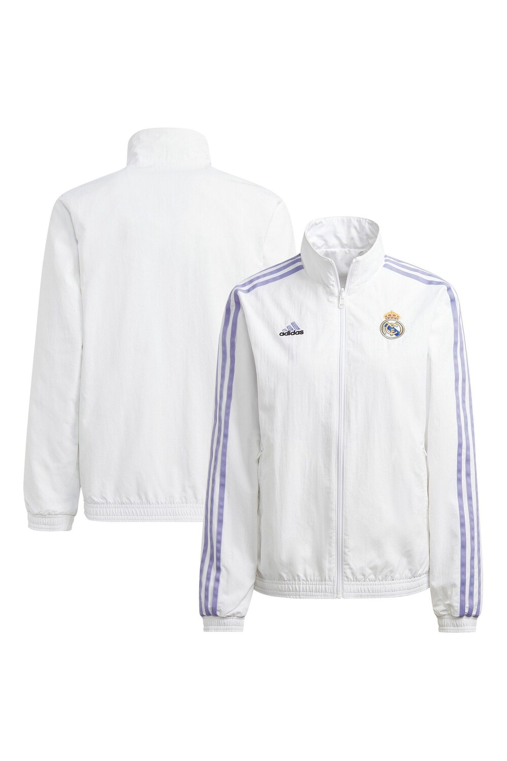 

Двусторонняя куртка Anthem Real Madrid adidas, белый
