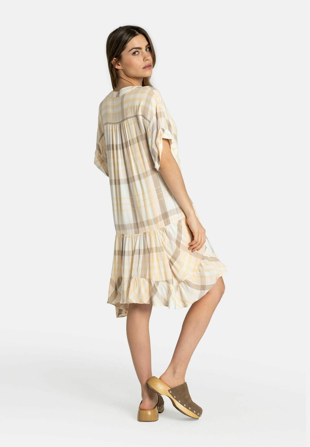 

Повседневное платье AGNES PLAID Free People, бежевый