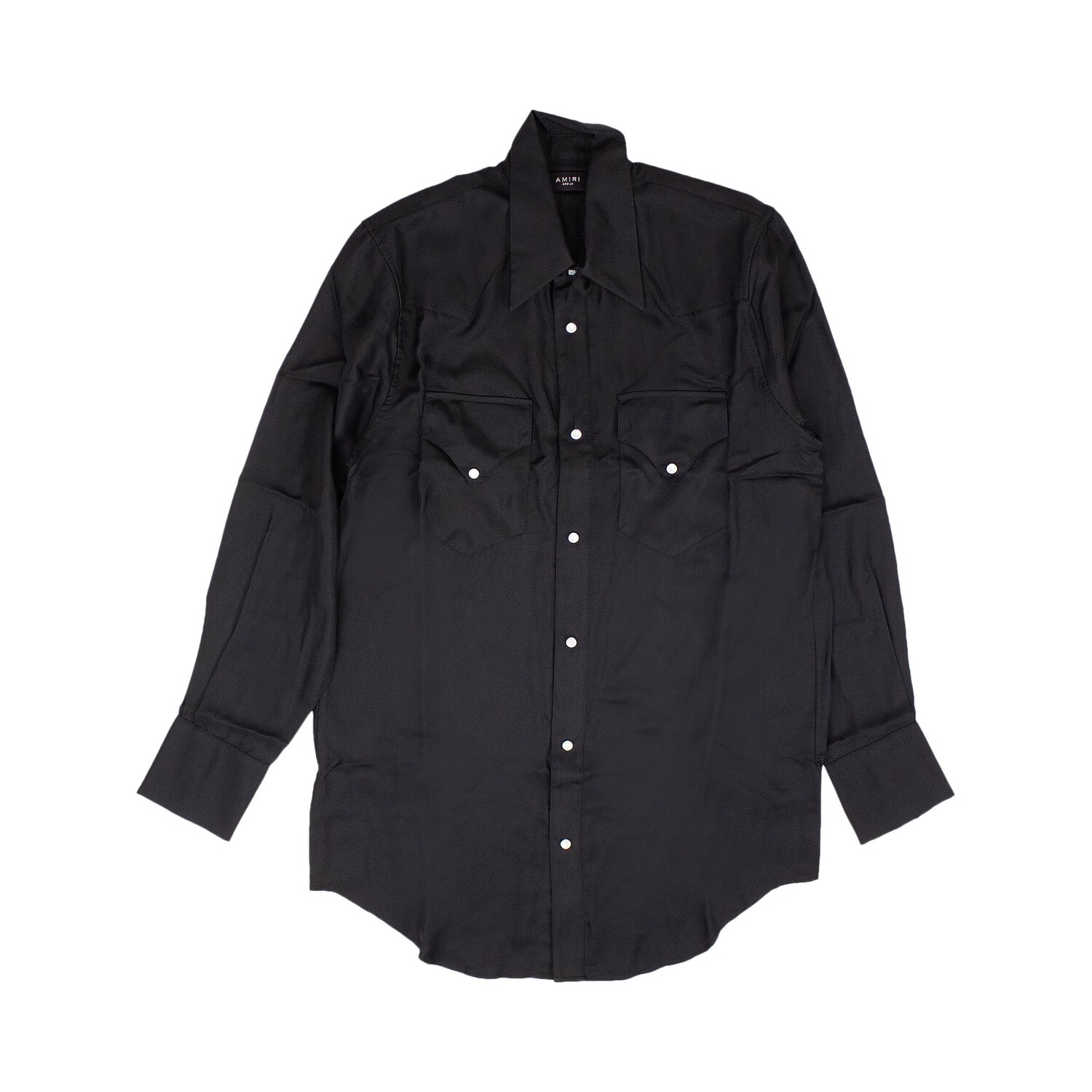 

Рубашка Amiri Western шелковая, черная