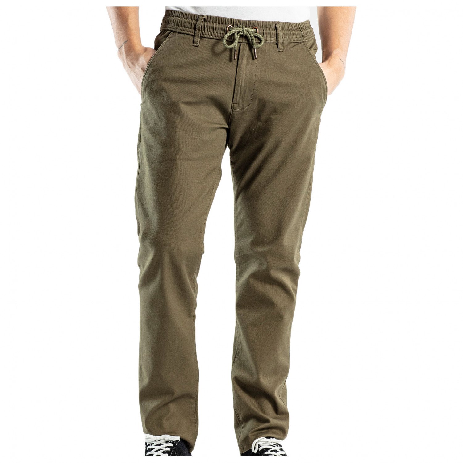 Повседневные брюки Reell Reflex Easy ST, оливковый брюки solid reell цвет brown cord