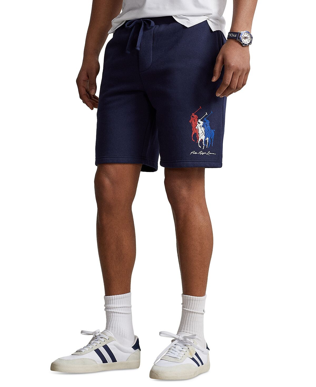 

Мужские шорты из флиса тройного пони размером 8-1/2 дюйма Polo Ralph Lauren