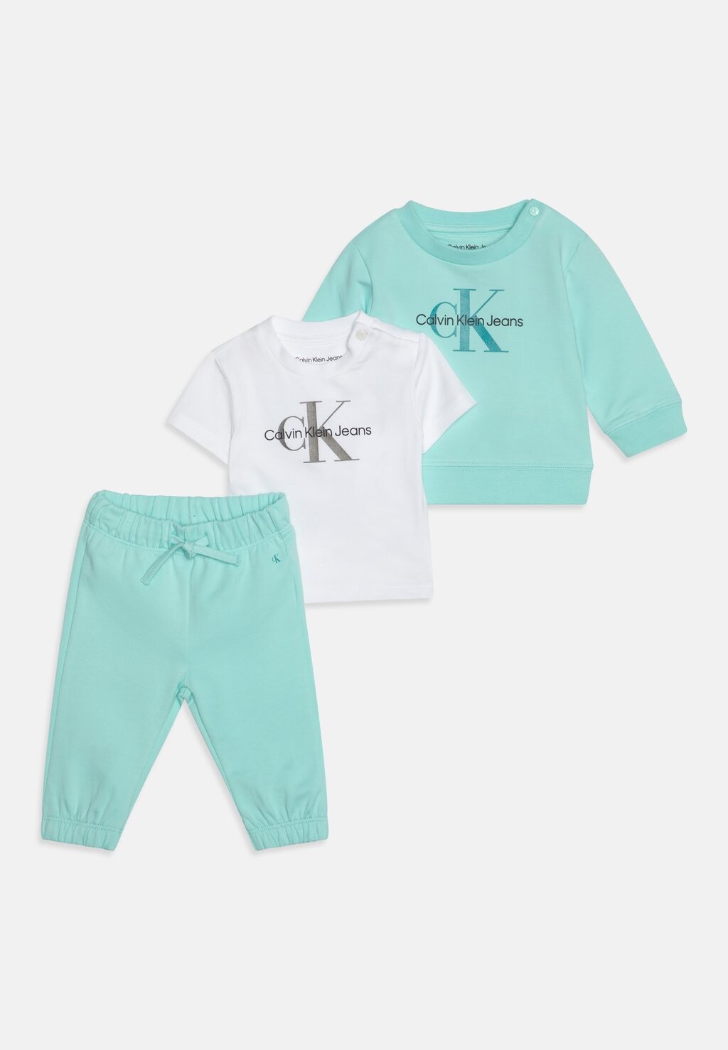 

Толстовка NEWBORN MONOGRAM STARTER GIFTPACK UNISEX SET Calvin Klein Jeans, цвет blue tint