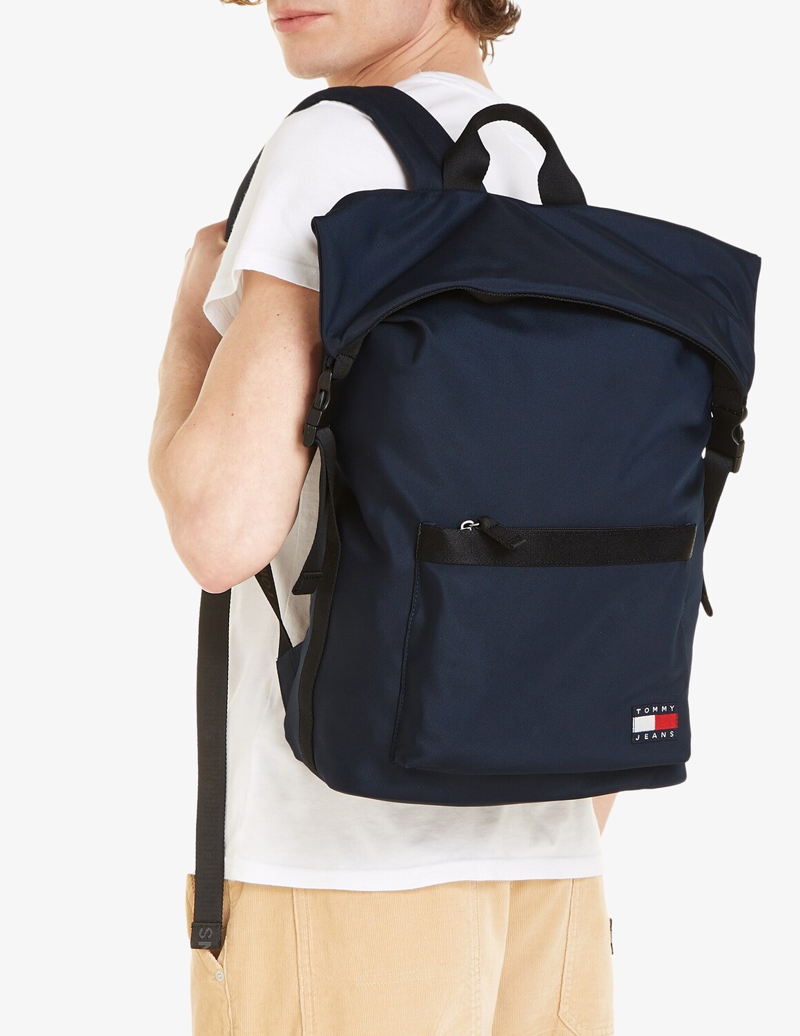 

Ежедневный рюкзак с откидной крышкой Tommy Jeans, синий