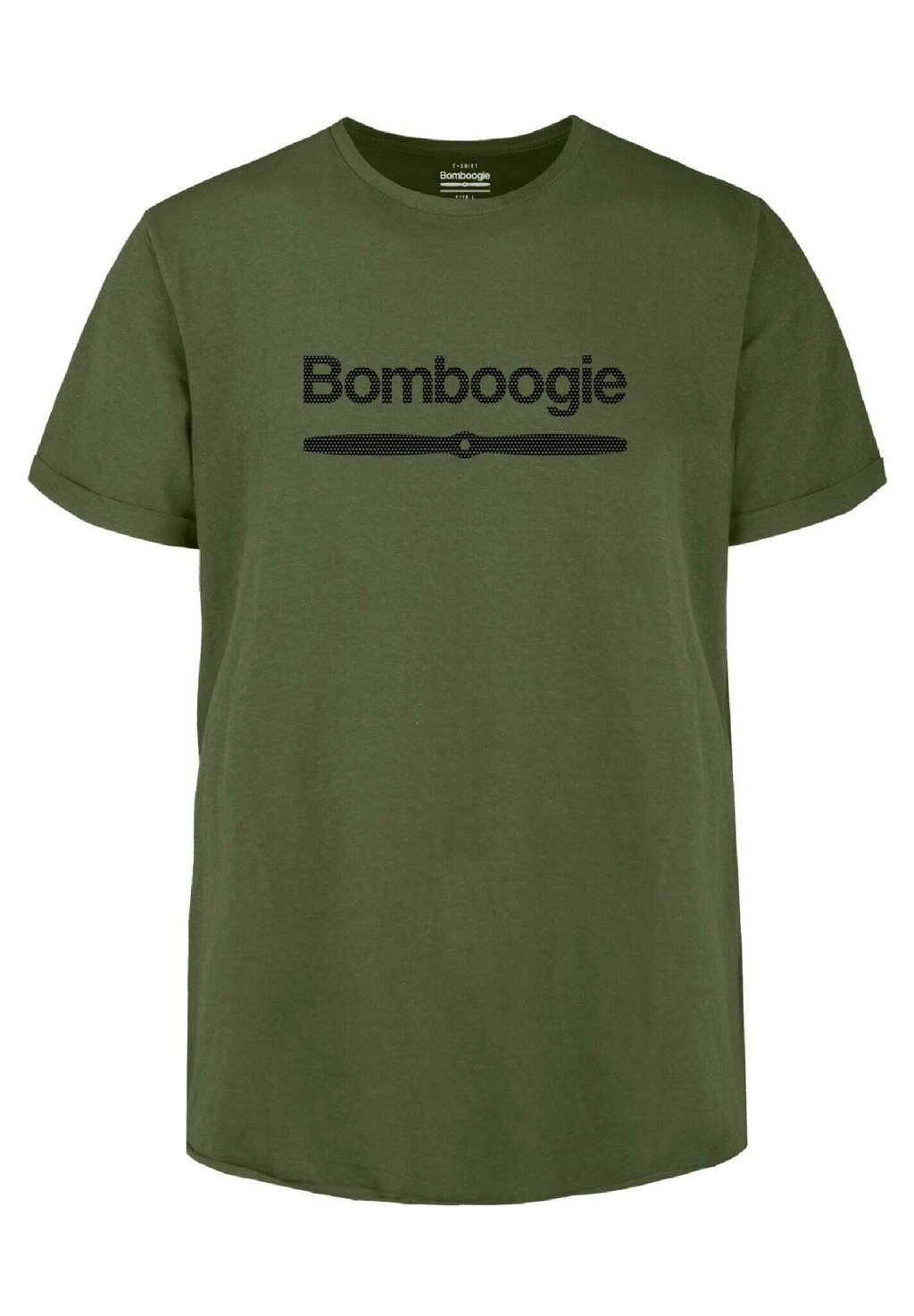 

Футболка с принтом Bomboogie, зеленый