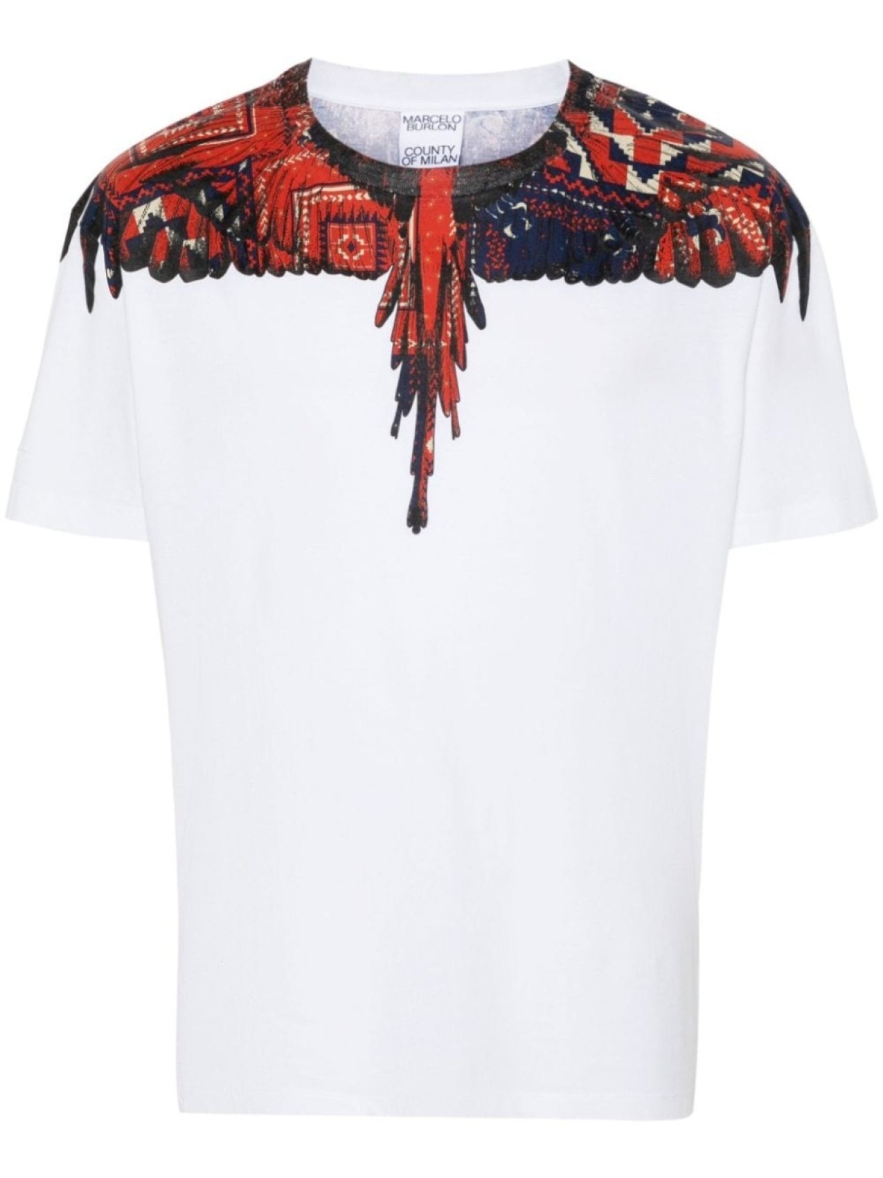 

Marcelo Burlon County of Milan футболка Bandana Wings, белый