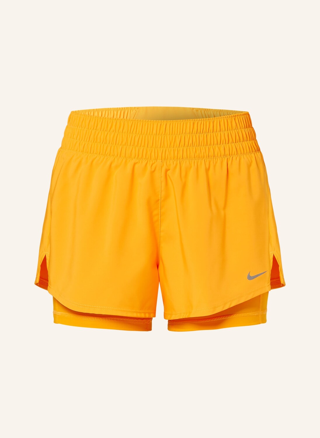 

Тренировочные шорты 2-в-1 one Nike, цвет NEONORANGE