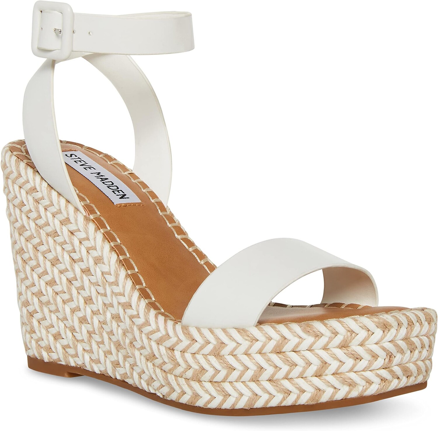 

Босоножки Upstage Wedge Sandal Steve Madden, цвет White Multi