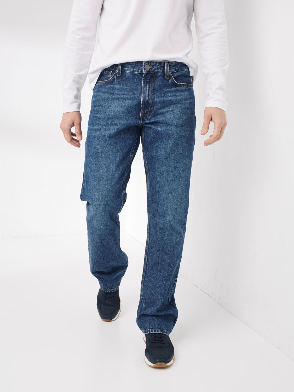 

Джинсы FatFace Bootcut Stone Wash, синие