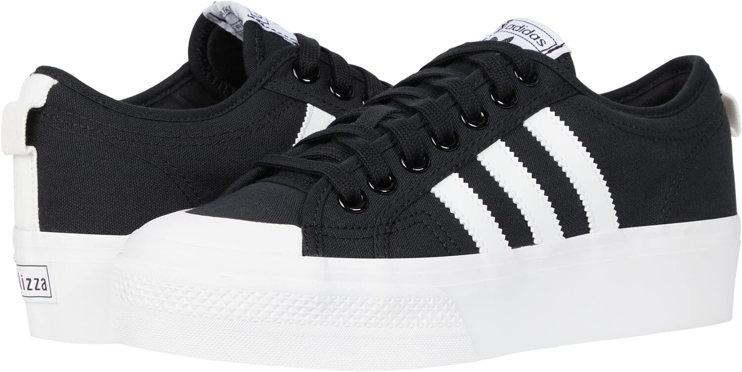 

Кроссовки Nizza Platform adidas, цвет Core Black/Footwear White/Footwear White
