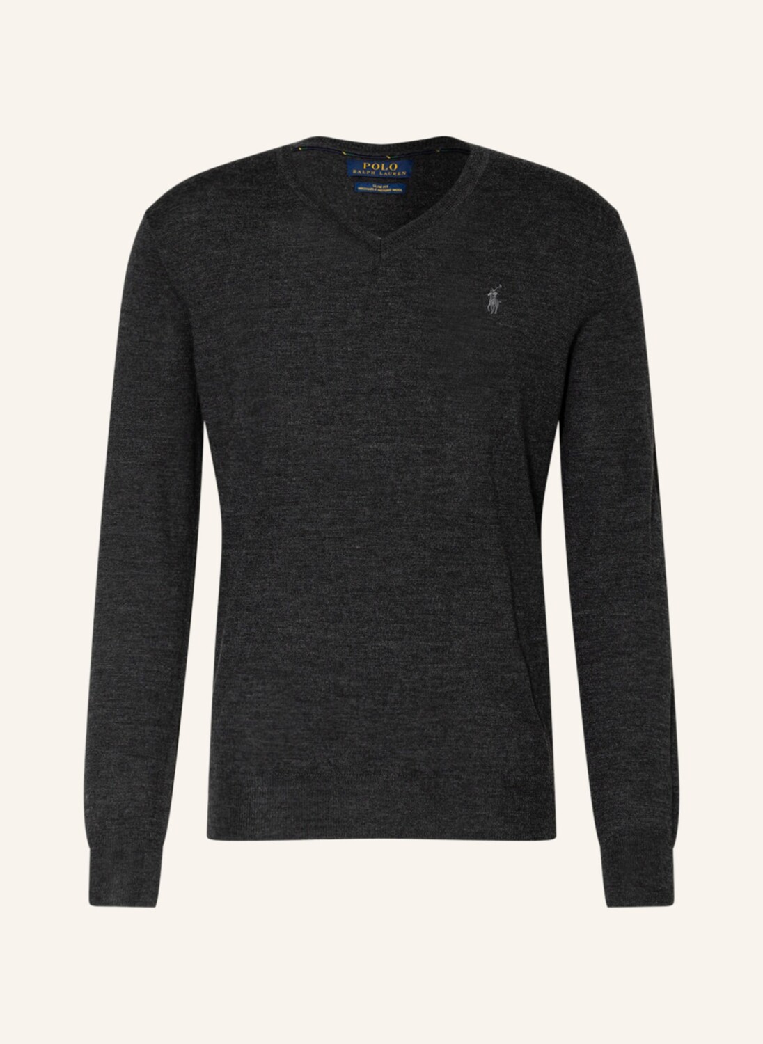 

Свитер POLO RALPH LAUREN aus Merinowolle, темно-серый