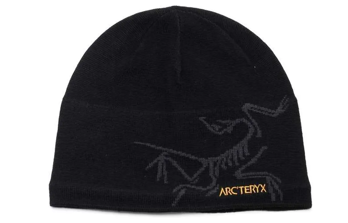 

Шапка мужская Arcteryx с принтом, черный