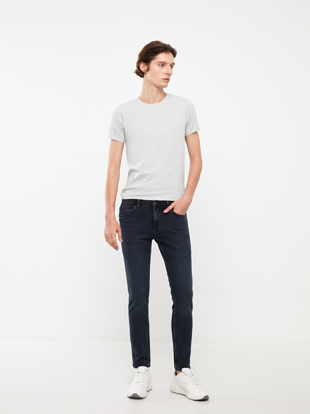

Мужские джинсовые брюки 750 Slim Fit LCW Jeans, темное родео