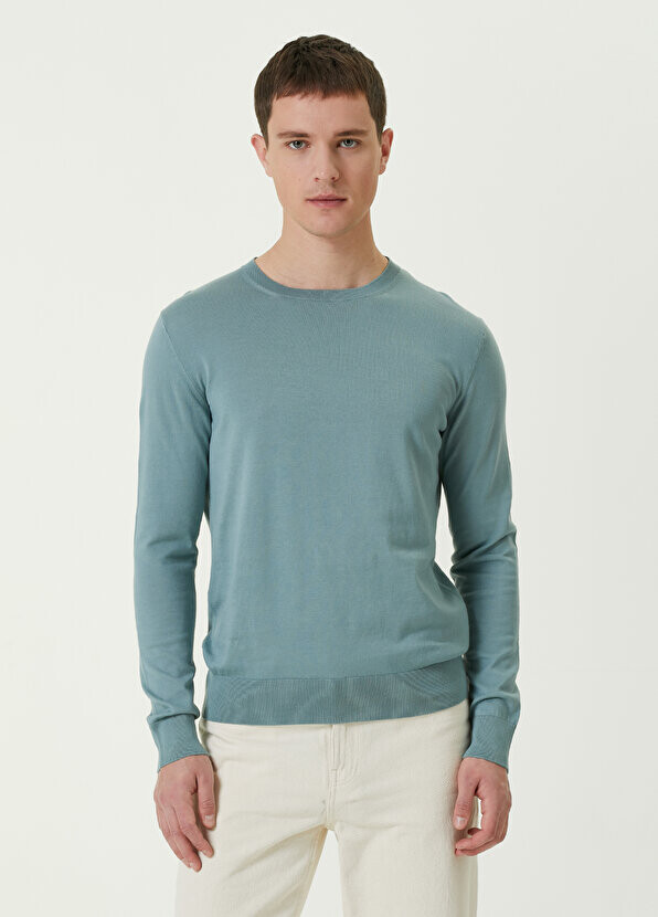 

Синий свитер Zegna