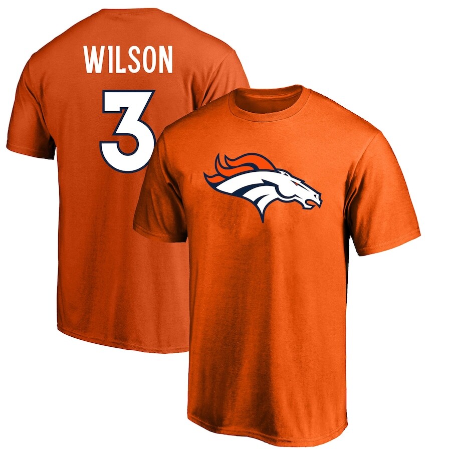 

Футболка с именем и номером Fanatics Branded Denver Broncos, оранжевый