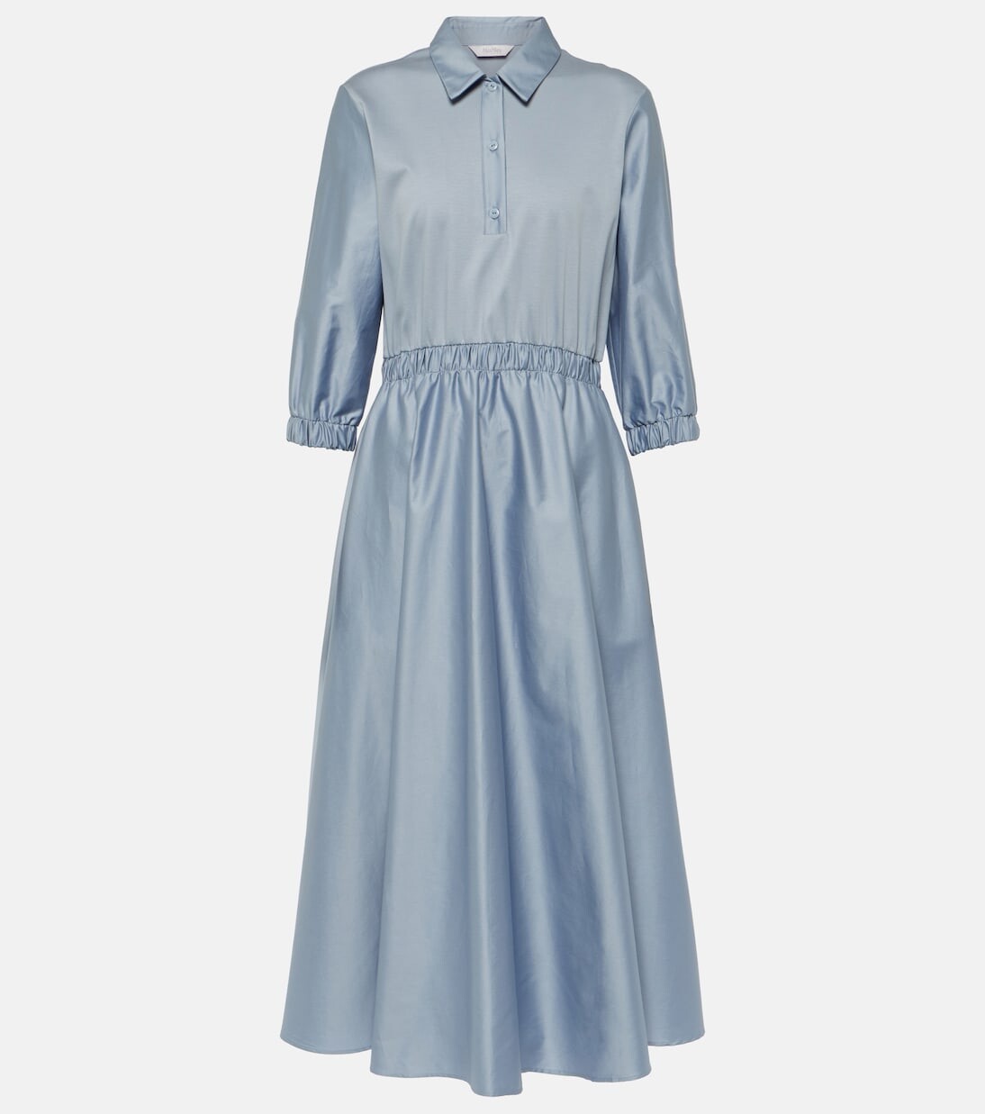

Платье миди Maggio со складками Max Mara, синий