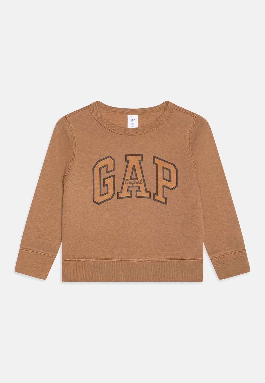 цена Толстовка LOGO CREW TODDLER BOY GAP, цвет holiday brown