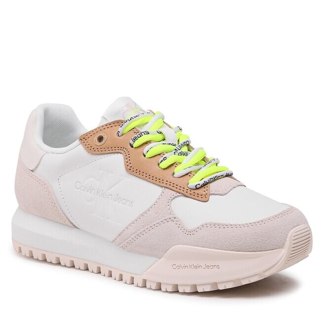 

Кроссовки Calvin Klein Jeans ToothyRunner Fluo, белый