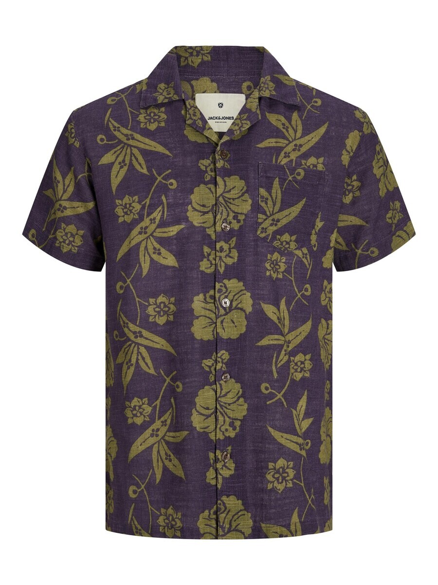 

Рубашка JACK & JONES Comfort fit Button Up Flores, цвет Crimson