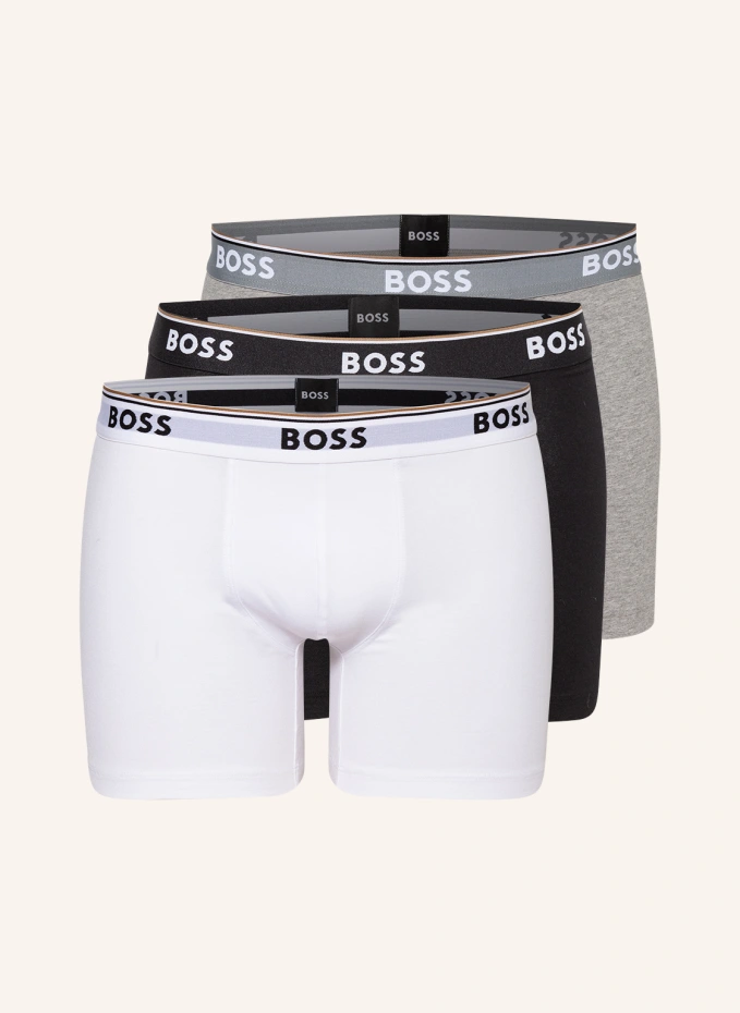 

Комплект из 3 боксеров Boss, белый
