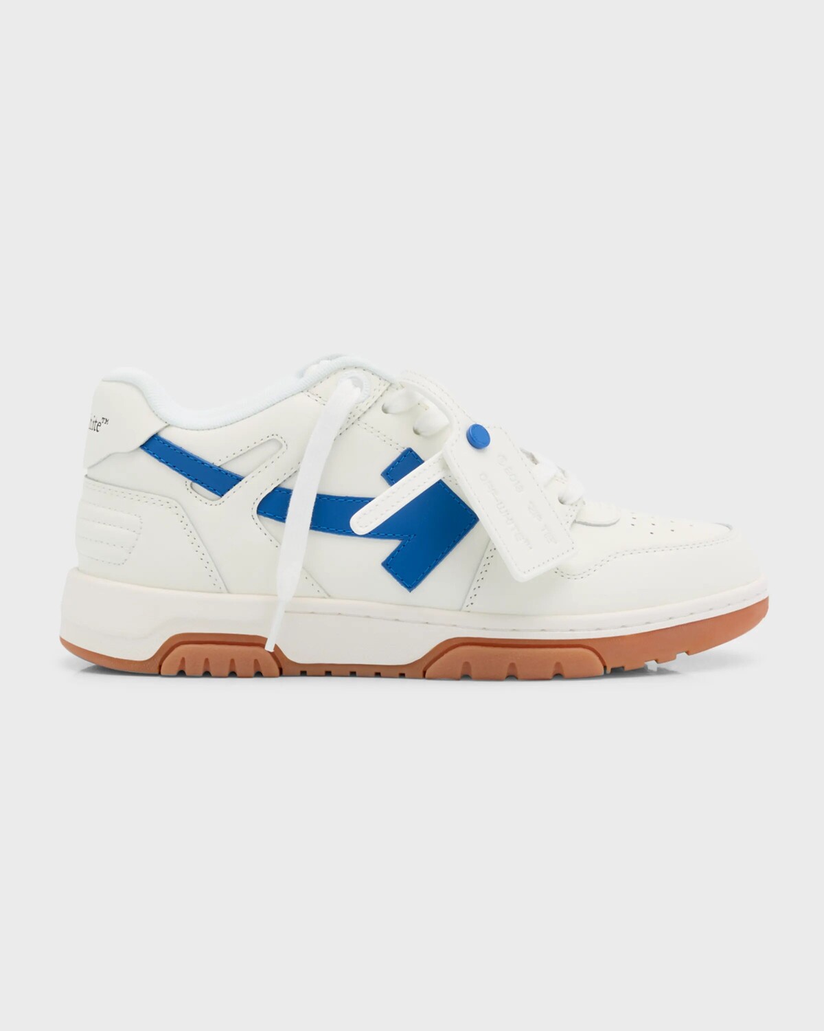 

Двухцветные кроссовки Out Of Office Off-White, цвет White Navy Blue