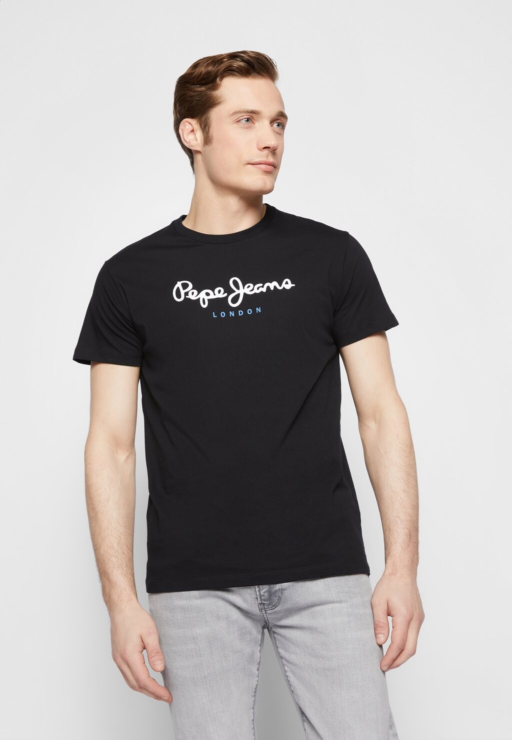 

Футболка с принтом Pepe Jeans, черный